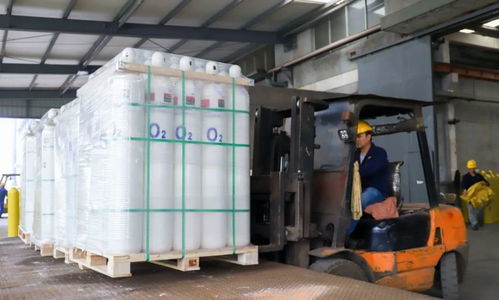 上虞生產的1000個醫用氧氣瓶急發非洲